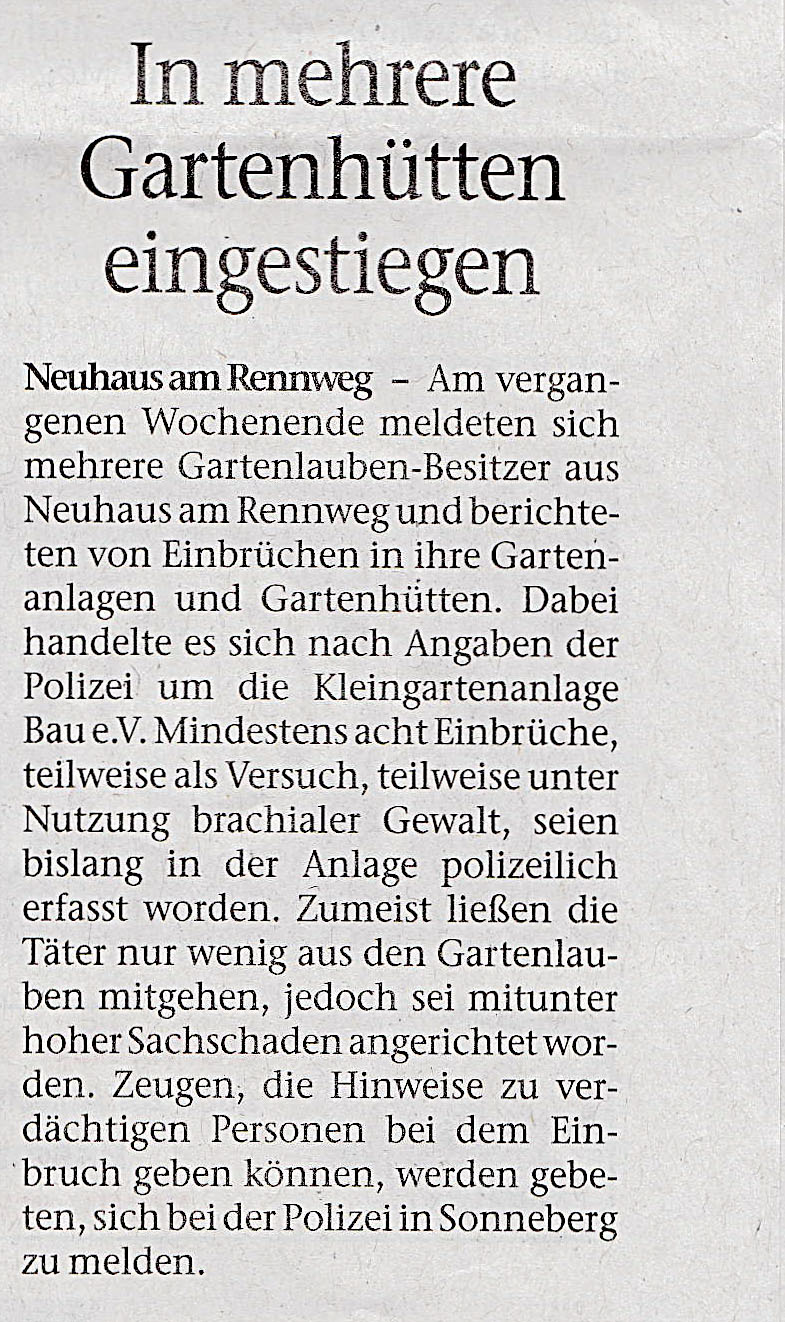 Presseartikel